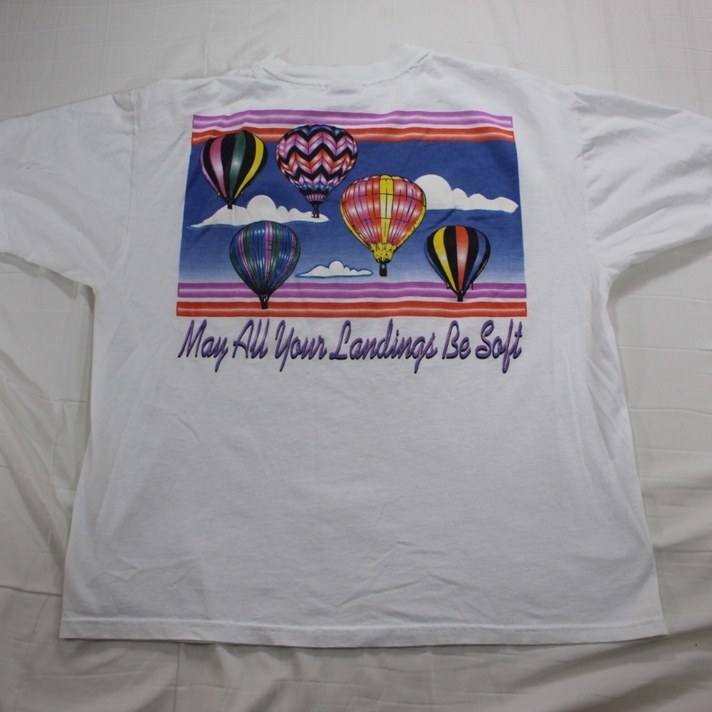 Vintage Hot Air Balloon Soft Landings T-Shirt